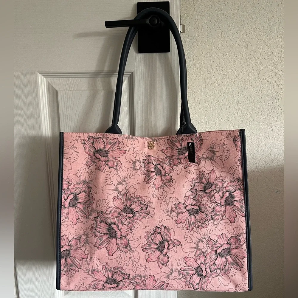 Victoria’s Secret Canvas Floral Tote